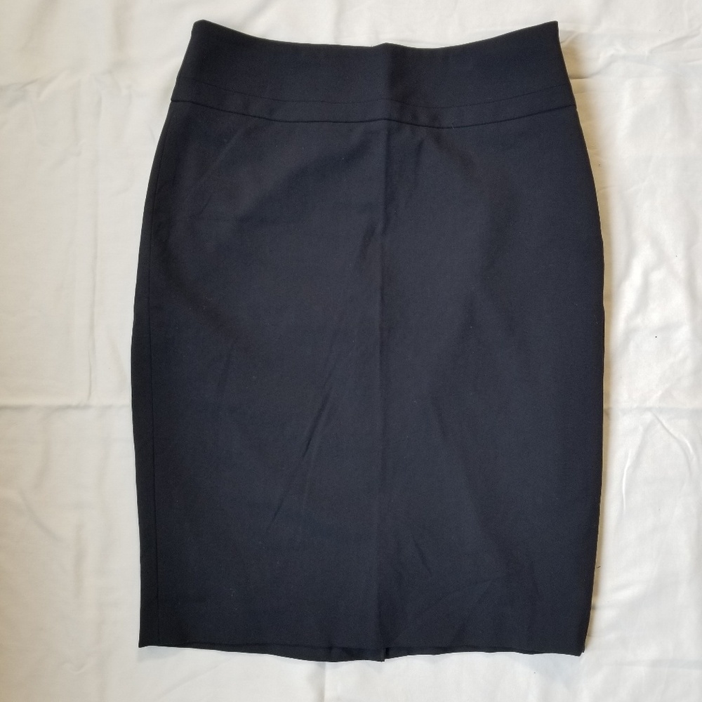 Pencil skirt in dark navy